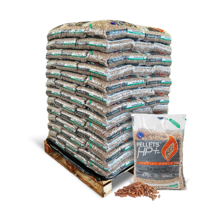 HP+ Holzpellets – Piveteau – 104 Säcke à 10 kg