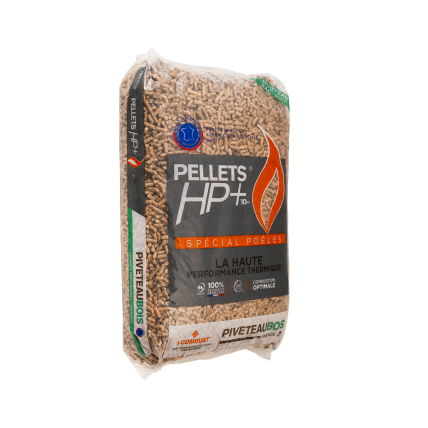 HP+ Holzpellets – Piveteau – Palette mit 60 Säcken à 15 kg