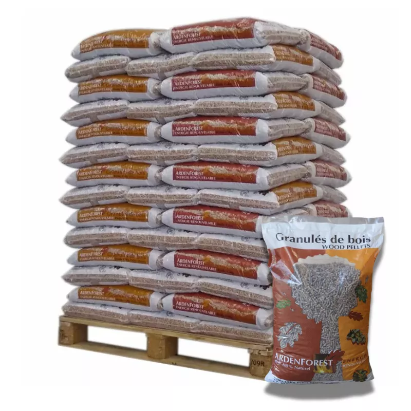 Ardenforest Pellets – Palette mit 70 Säcken à 15 kg